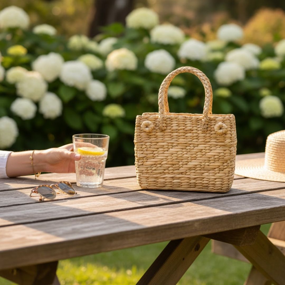 Kauna Picnic Basket: Eco-Friendly Outdoor Essential 001